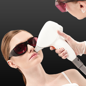 young woman receiving laser hair removal epilation nuremedy wellness home page